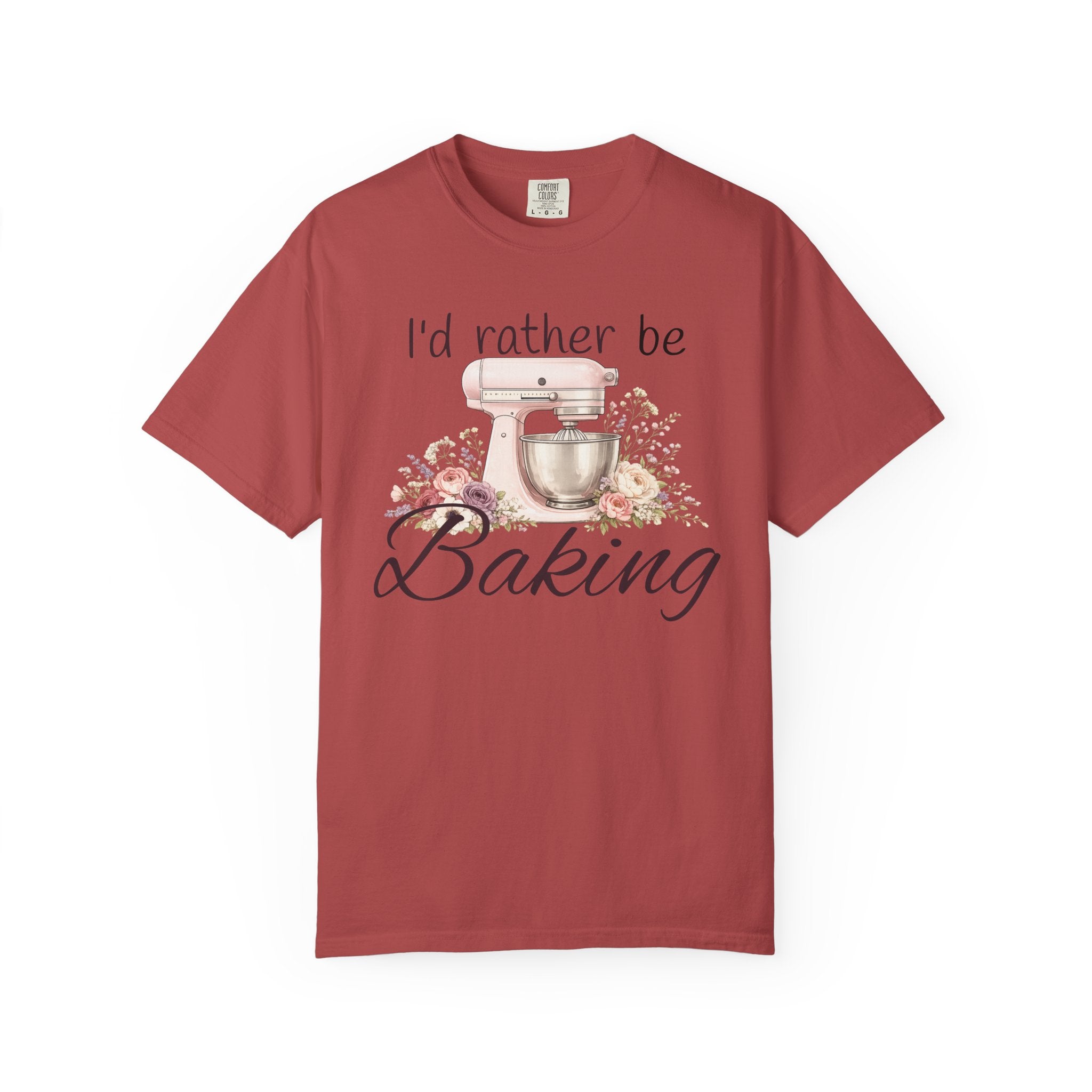 I'd Rather Be Baking T-shirt | Baking Mixer Graphic