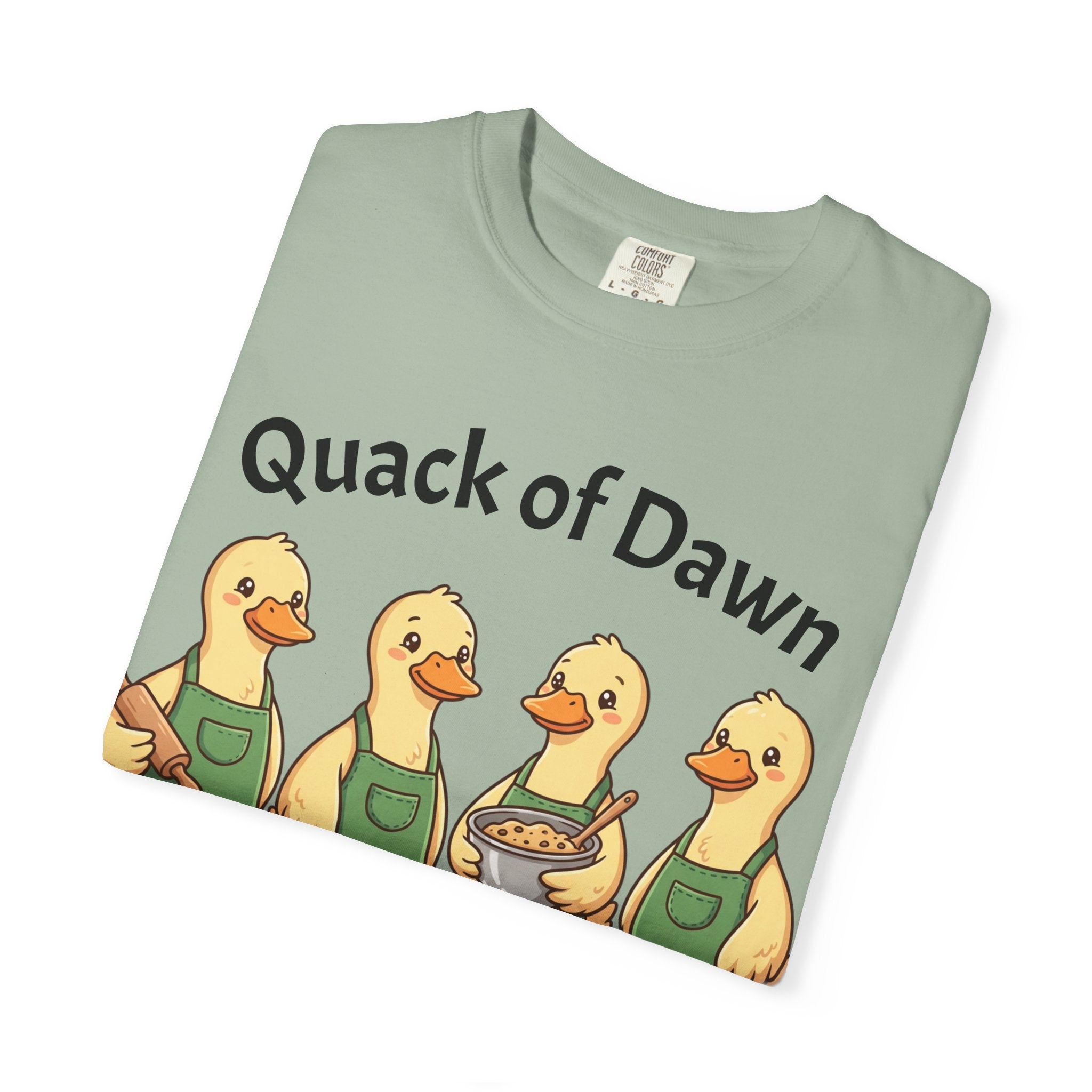 Quack of Dawn Baking Crew T-shirt | Duck Bakers Illustration